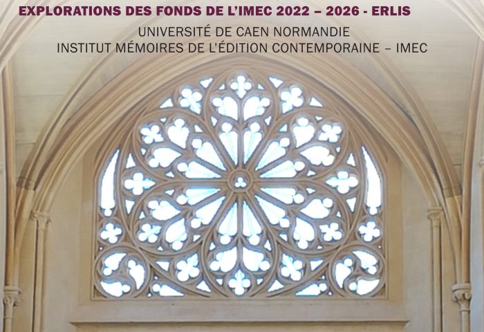 Exploration et approches traductologiques des fonds de l’IMEC 2022-2026. Politiques éditoriales, archives littéraires et traductions (XXe-XXIe siècles)